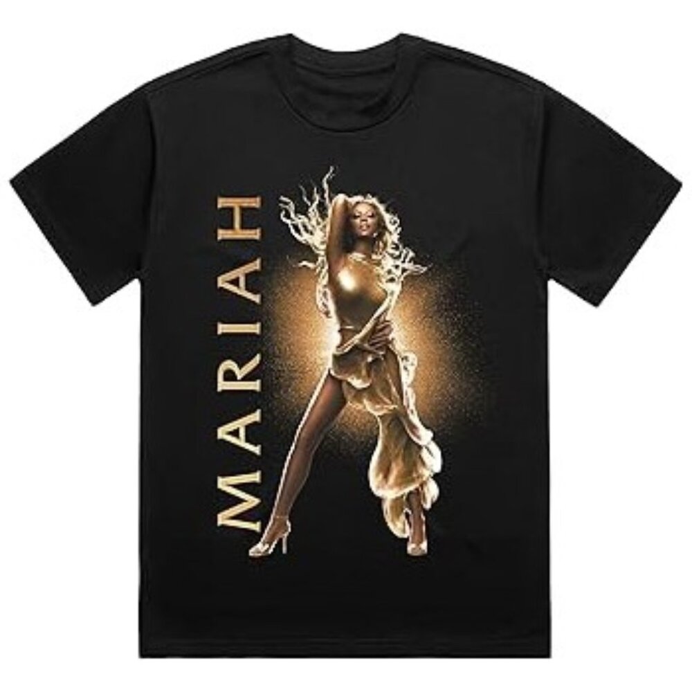 MARIAH CAREY Unisex Official Merch Emancipation of Mimi T-Shirt Size M In Black